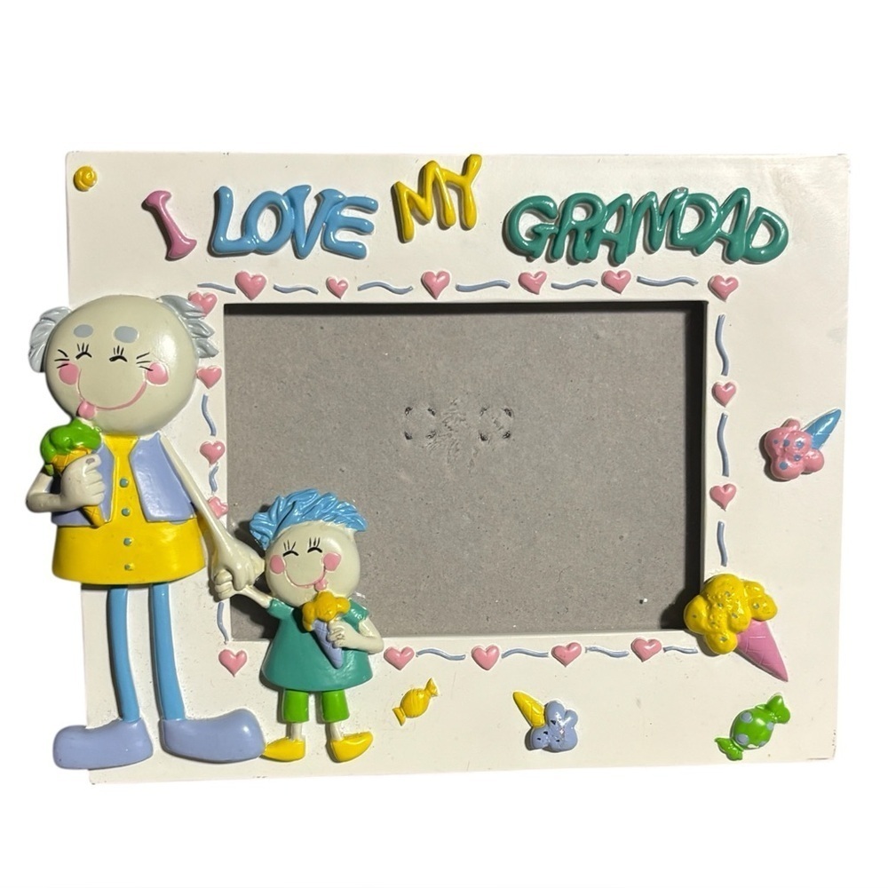 Vintage I Love My Granddad Photo Frame  5x7/3x4.5 Photo Russ